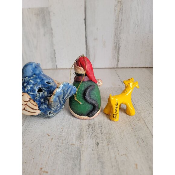 Xmas animal bird cat dog ornament accessory set unique decor - Picture 7 of 8